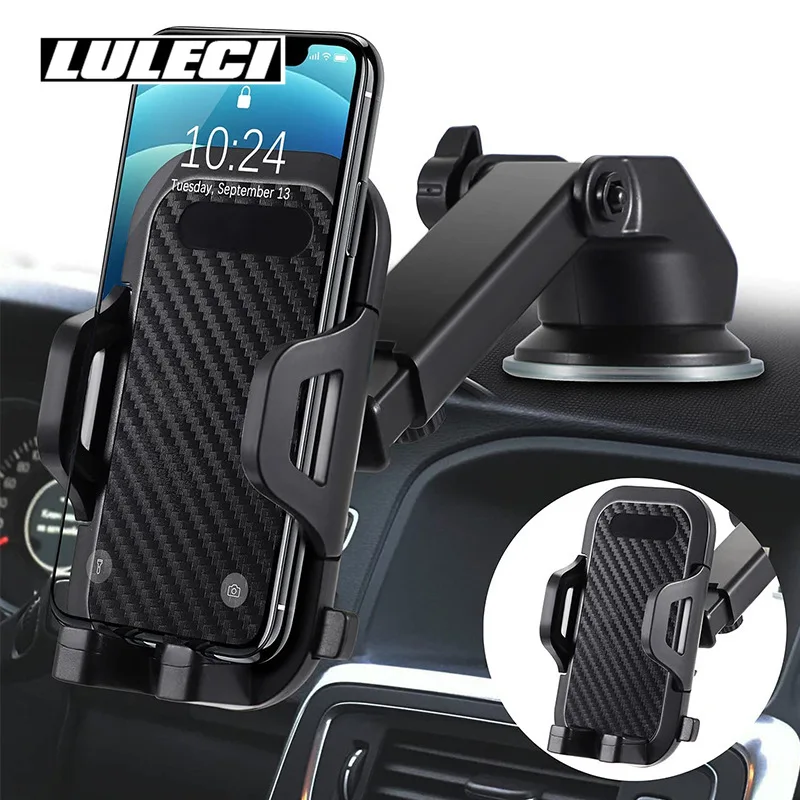 

Sucker Car Phone Holder Mount Stand Suction Cup Smartphone Mobile Cell Support in Car Bracket For iPhone Xiaomi Huawei Samsung