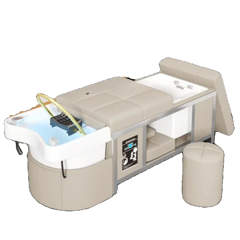 

Thai Head Therapy Shampoo Chair Water Circulation Fumigation Massage Water Heater Integrated Foot Massage Bed