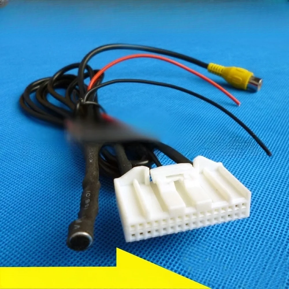 Car Screen Upgrade Backup Camera Microphone Cable Fit For Nissan 2016-2018 Radio Antenna Harness Cable Reverse Parking Adapter