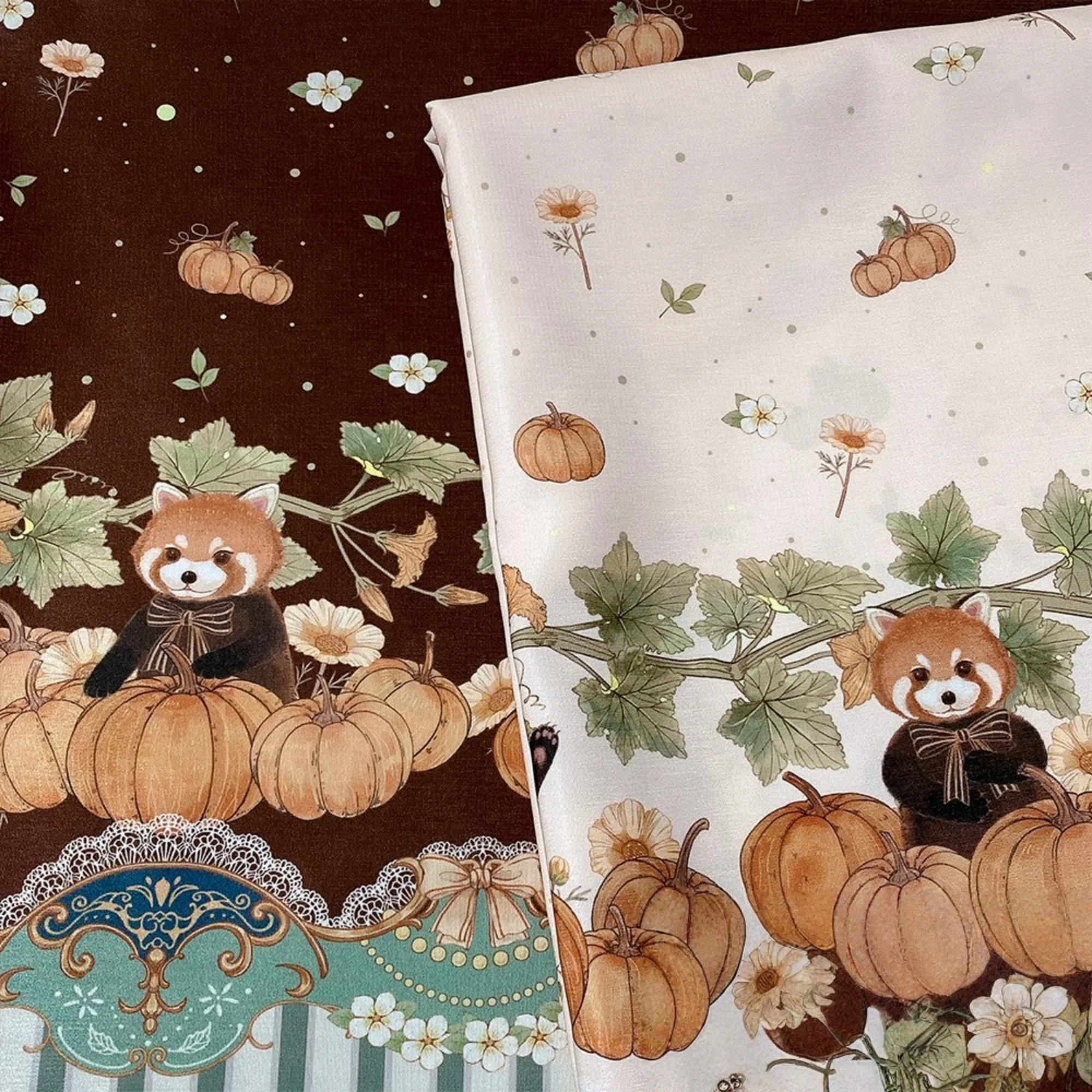 

100 см x 148 см, ткань с милым медведем, 2 цвета, ткань Лолиты с двойным краем, для DIY Ruskirt, для каваи-платья, для кукольного изготовления