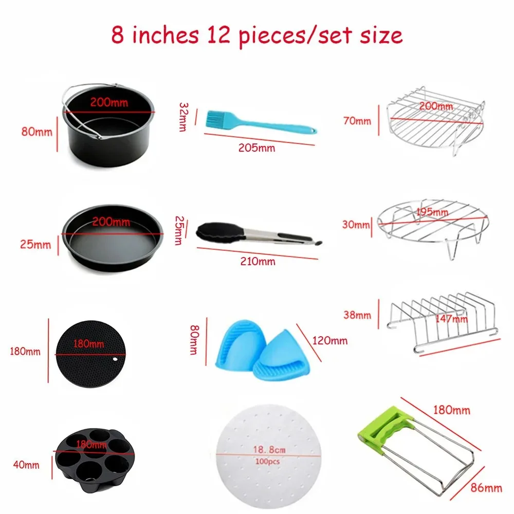 Аксессуар для фритюрницы для моделей Gowise Phillips Cozyna и Secura размером 7 и 8 дюймов XMSJ