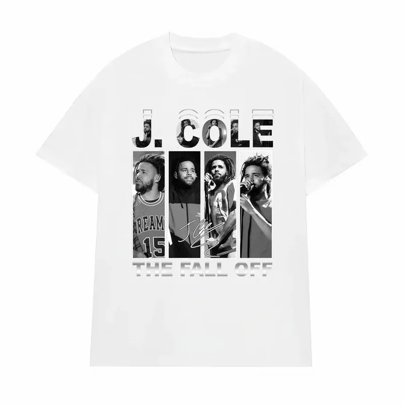 J Cole Merch  Merch T-shirt Men Short Sleeve Tee Unisex Tops Clothes Causal Female Y2K Tops