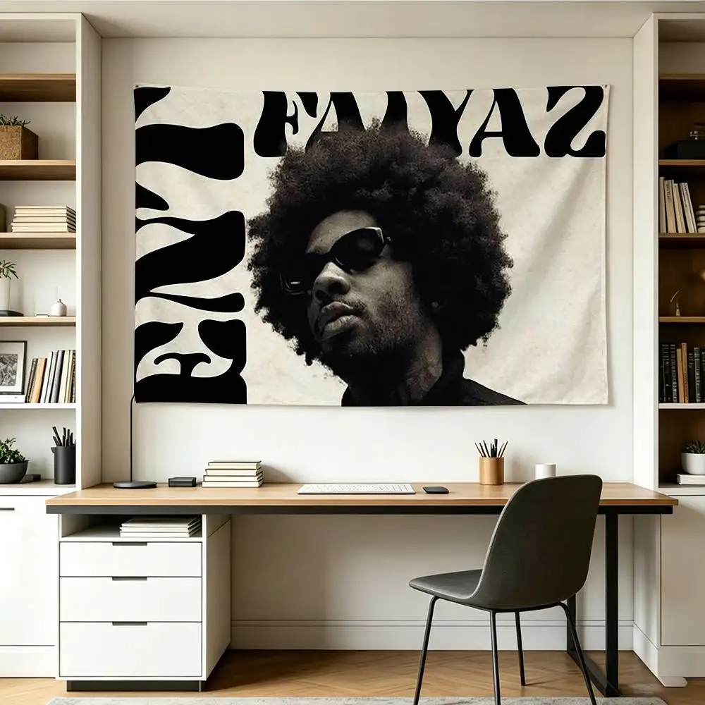 Rhythm and Blues Brent F-Faiyaz   Flags Wall Hanging Background Art Banner for Bedroom Home Outdoor Decor