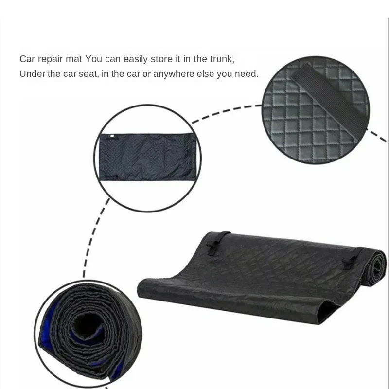 Car repair mats, car repair sleeping mats, portable car repair mats for home travel, rolling floor mats, portable repair tools