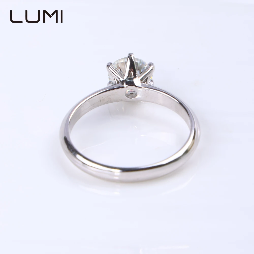 

VVS1 Обручальное кольцо с муассанитом для женщин, стерлинговое серебро S925, лабораторное обручальное кольцо с бриллиантами, сертифицированное GRA