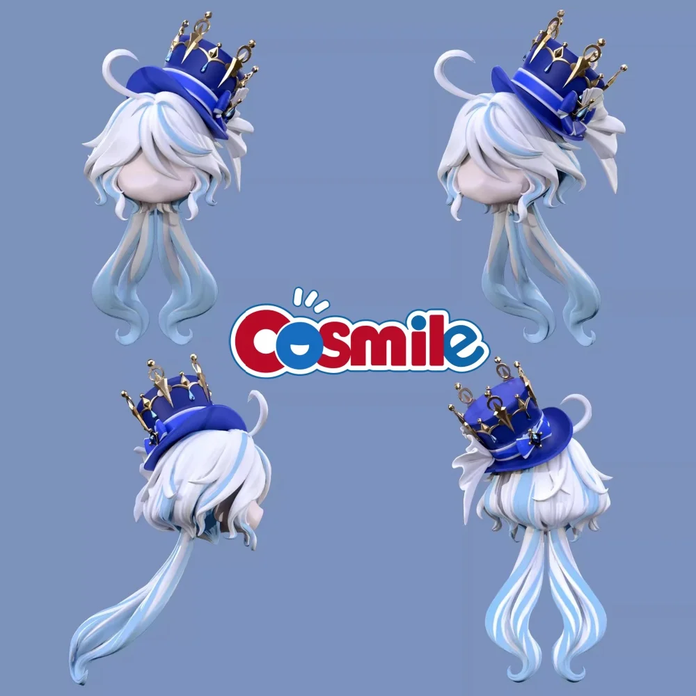 

Cosmile Game Genshin Impact Furina de Fontaine Focalors Handmade OB11 OB22 Hair Wig Anime Cosplay Props Cute Lovely C