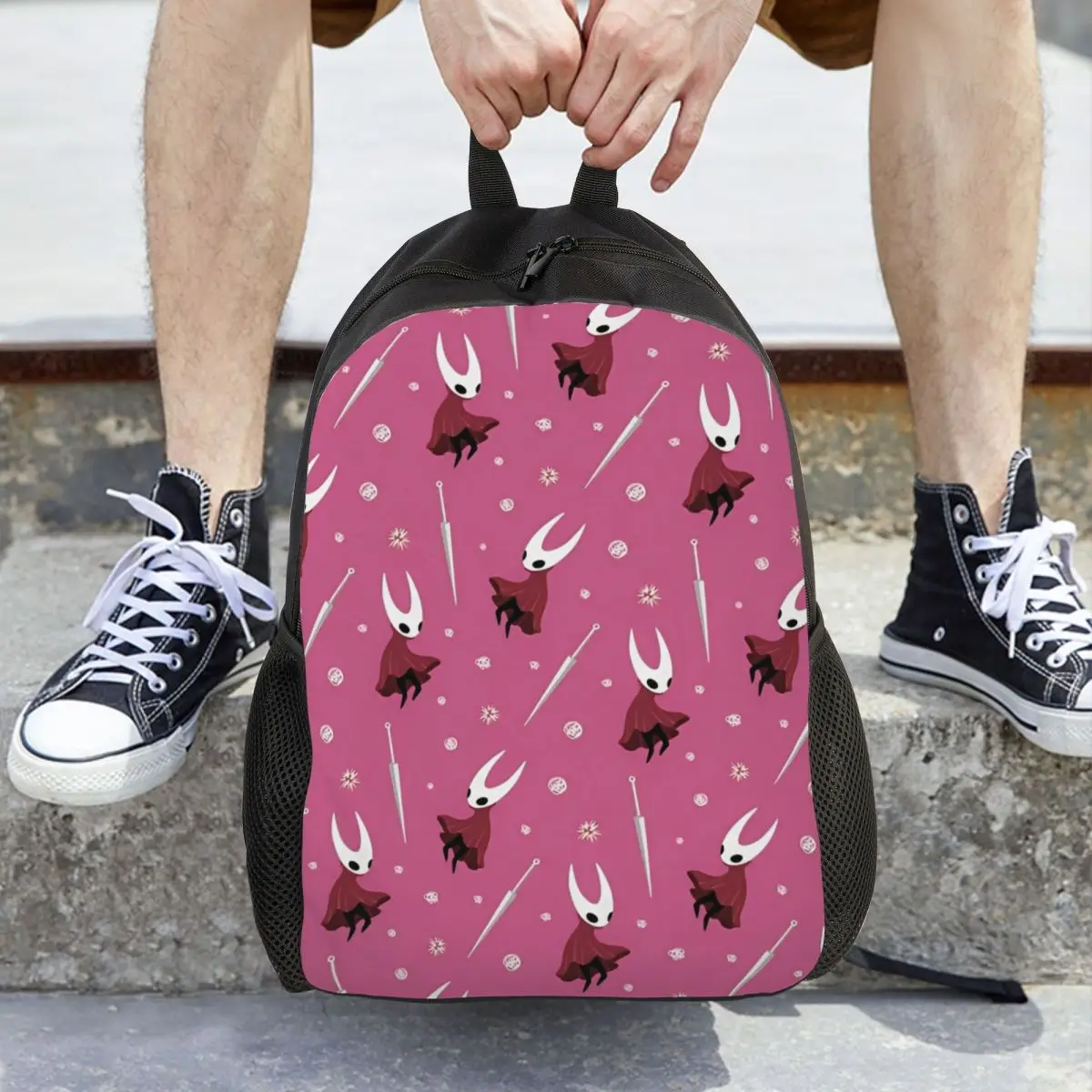 Hollow Knight Indie Game Fashion Backpack Lightweight High School Business Daypack for Men Women Laptop Canvas Bags