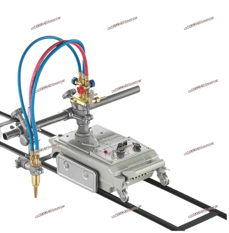 Semi-automatic flame linear trolley plasma cutting round gas cutting wind cutting machine
