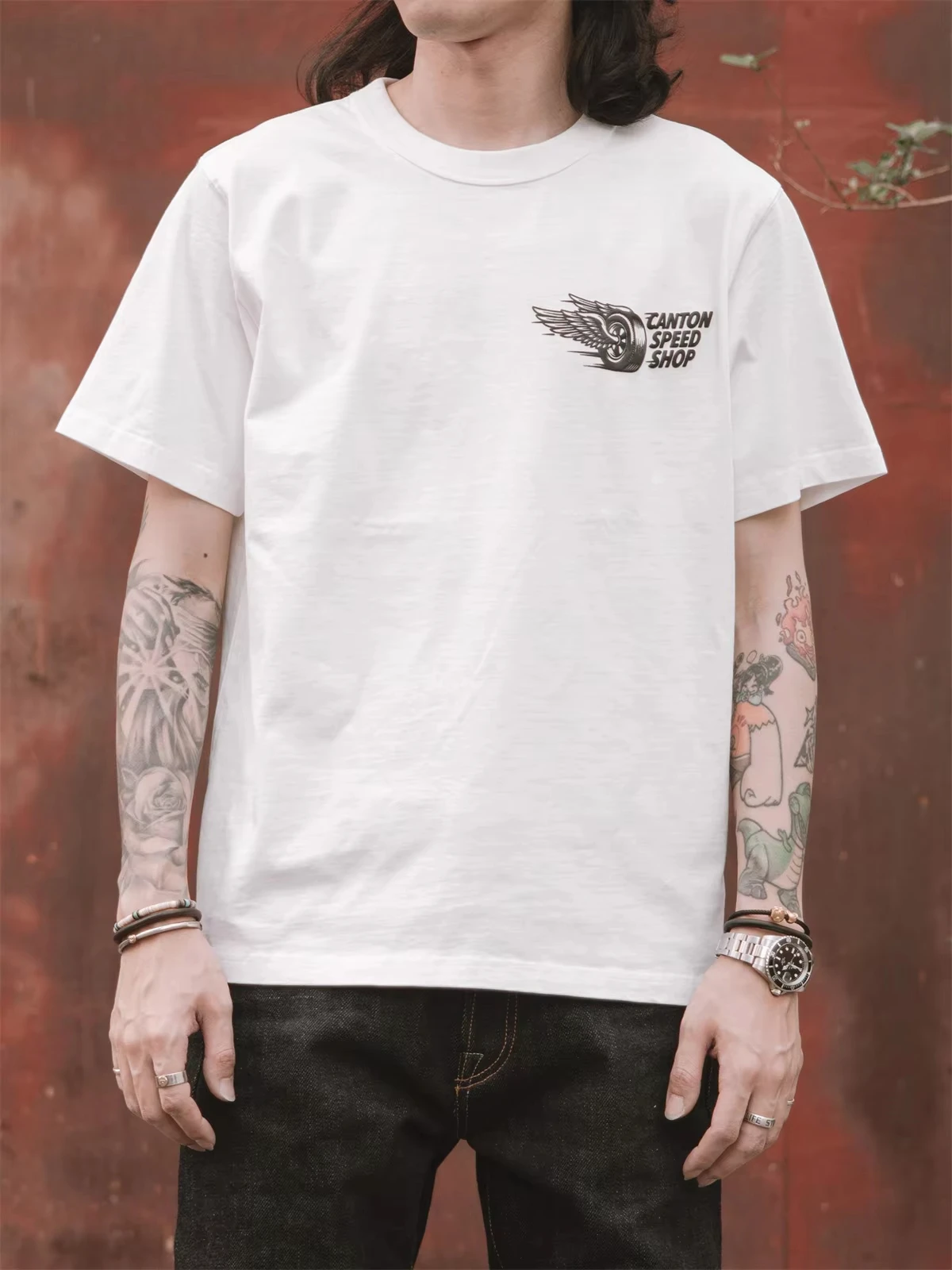 2026 New Retro Vintage Red Tornado Old Cars Printed T-shirt Men Short Sleeve Graphic Streetwear Tee