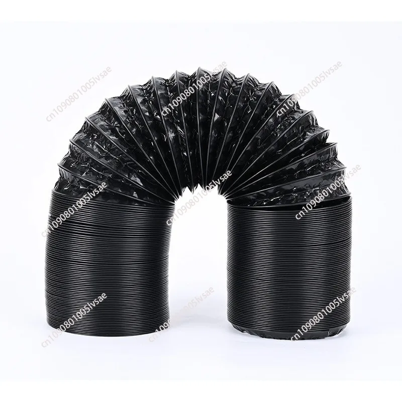 

Three-layer thickened environmentally friendly black PVC fume hood pipe, aluminum foil retractable exhaust port