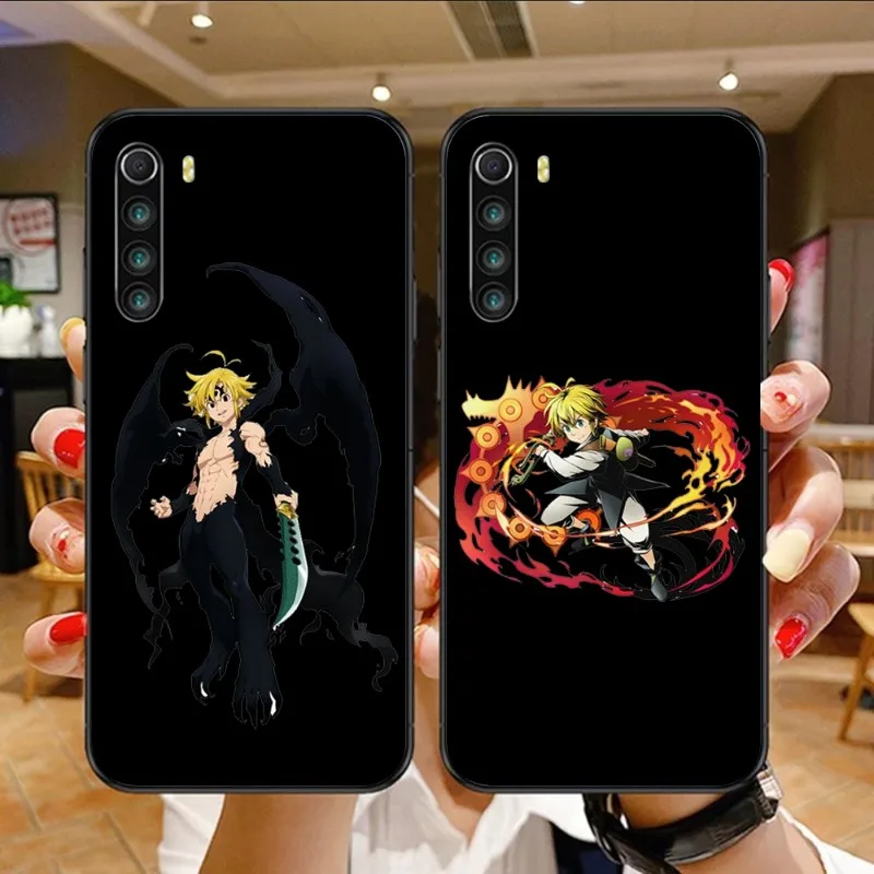 Meliodas Anime Phone Case For Xiaomi Mi 12 12S 12T 11T 10T 9T Lite Pro Ultra Poco F3 F4 X4 GT Soft Black Cover