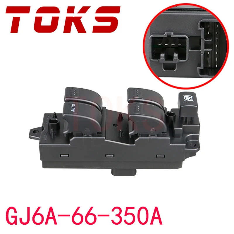 NEW 1PC/BOX GJ6A-66-350A Power Window Master Control Switch For Mazda 6 GG GG GY 1.8 2.0 2.5 2002-2008 GJ6A-66-350 car products