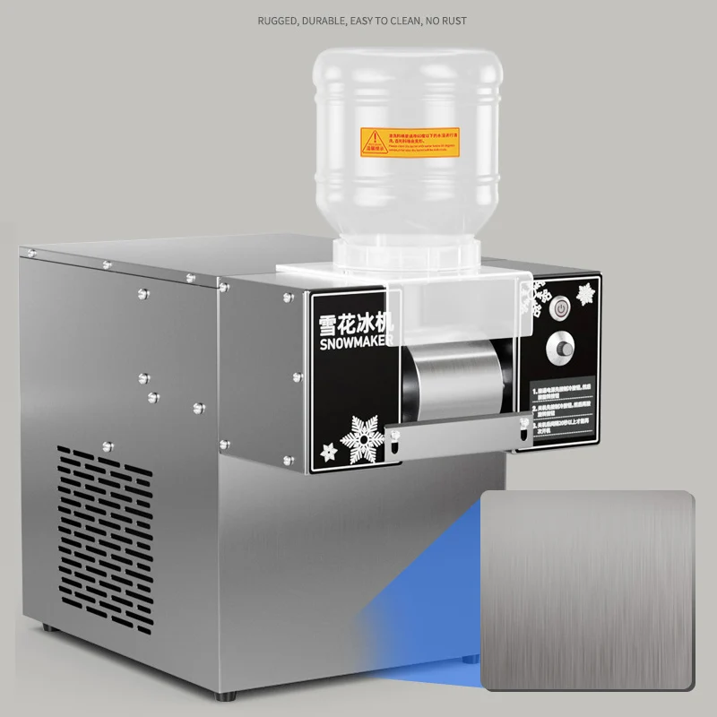 كسارة الجليد ندفة الثلج ماكينة حلاقة الثلج المحمولة التجارية ندفة الثلج صانع الثلج آلة سلشي الأعمال الصغيرة