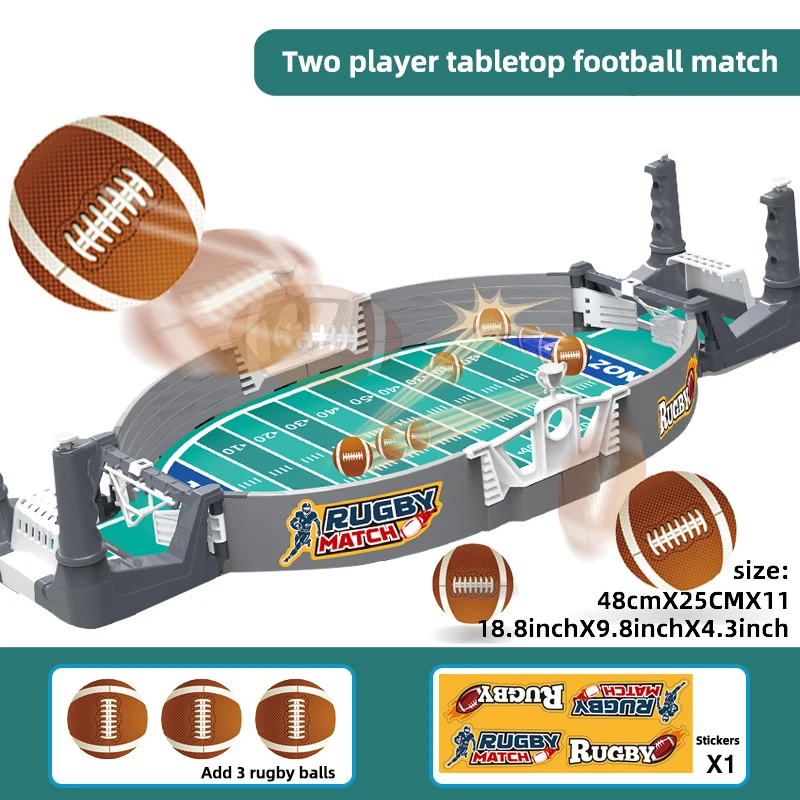 طاولة كرة قدم للأطفال لاعبين طاولة معركة لعبة ألغاز تفاعلية بين الوالدين والطفل، ألعاب طاولة رياضية #6