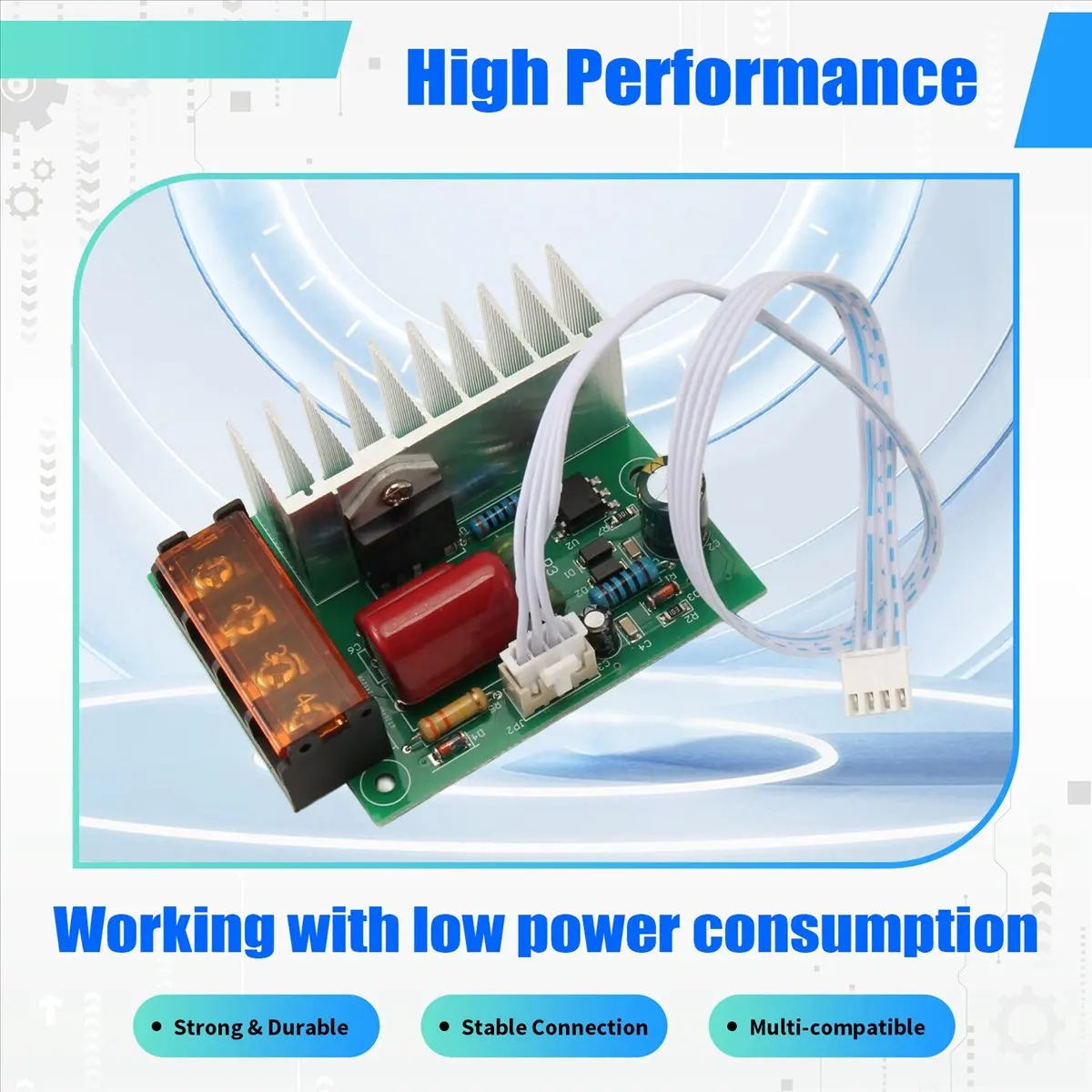 A56K 4000W AC SCR Voltage Regulator Dimmer Electric Motor Speed Temperature Controller for Water Heater Motors with Switch