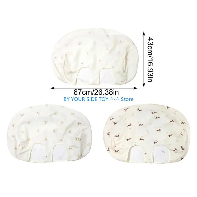 الرضع سوبر ماركت البقالة غطاء عربة التسوق المطبوعة وسادة مقعد الطفل حالة الغبار الاطفال السفر وسادة مقعد كم U6XE #6