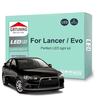 Canbus LED Interior Light Bulb For Mitsubishi Lancer Evo Evolution 7 8 9 10 VII VIII IX X 2002-2015 2016 2017 Cars Accessories