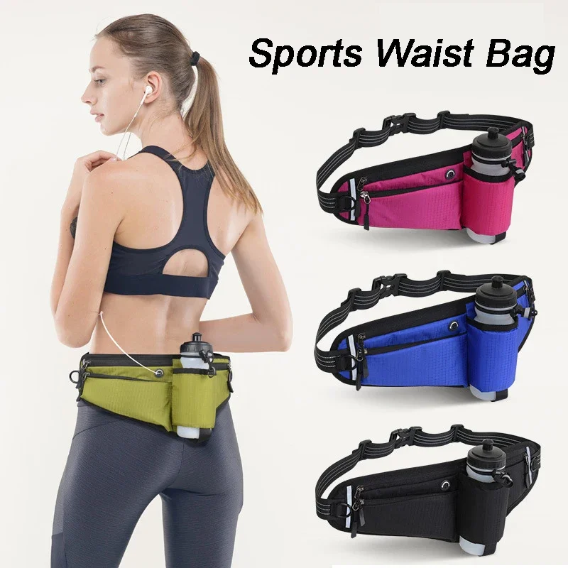 

Mens Womens Outdoor Sports Waist Bag Multifunctional Fitness Yoga Kettle Phone Key Storage Bag Jogging Belt Cycling Bag