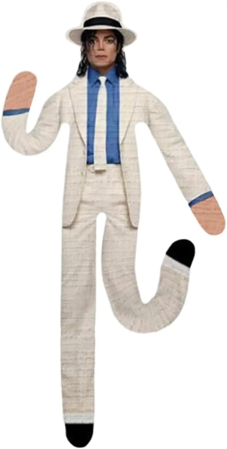 Michael Jackson Plush Doll With Wire Frame Poseable Figure Movable Joints Abstract Toy Fan Collectible Gift Home Decor