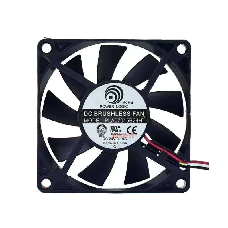 POWER 24V 0.10A PLA07015B24H 7015 7cm IPC Cooling Fan for Industrial PC and Embedded Systems