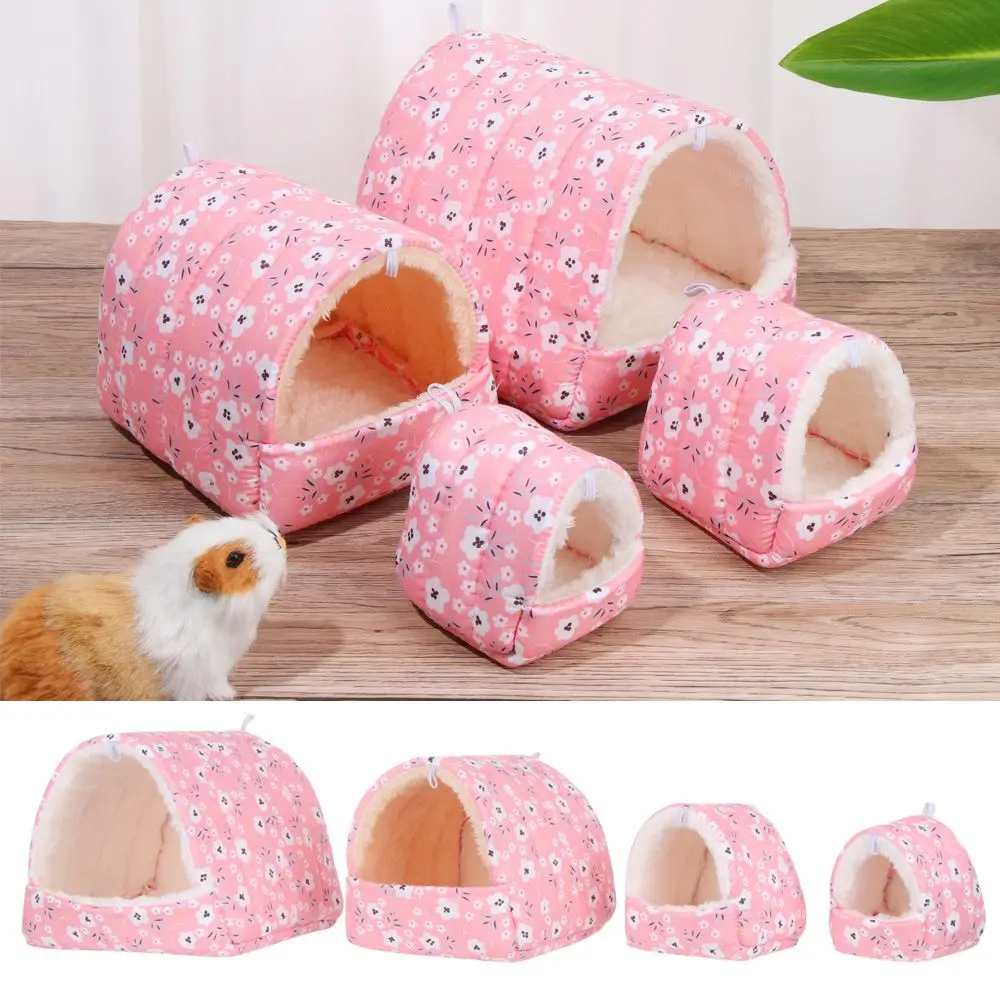 

Cute Rabbit Squirrel Comfortable Winter Guinea Pig Nest Warm Mat Hamster House Small Animal Sleeping Bed