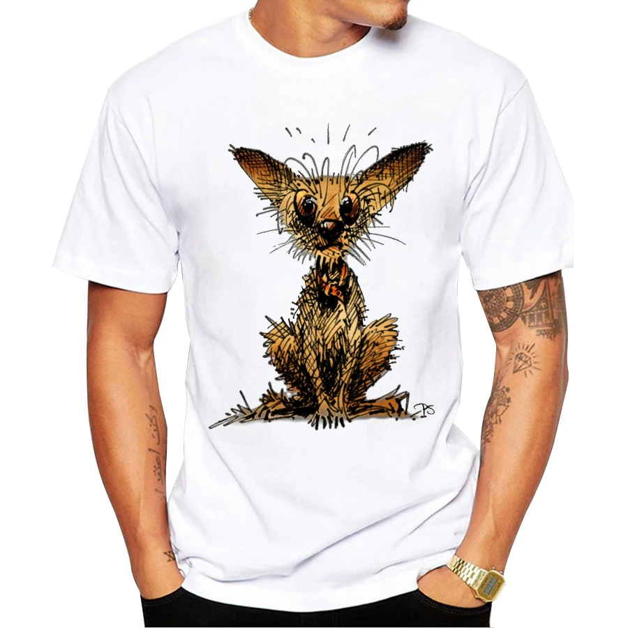 Popular fashion man's Tops 2023 summer latest printed Cute Funny Miniature Dog Art design very interesting man T-shirts Hot Tops