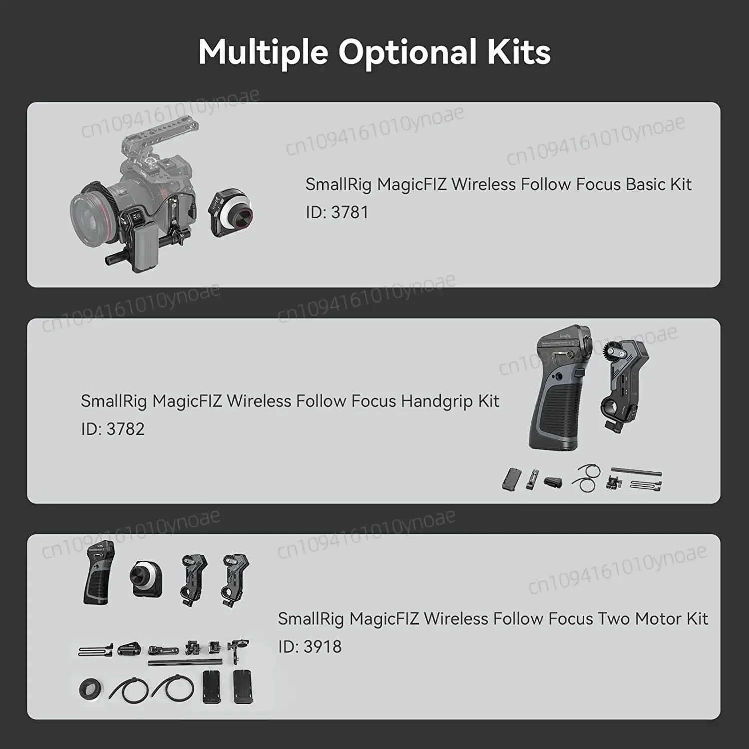 Em estoque controlador de volante sem fio Smallrig Magicfiz com display OLED de 0,96"-3262