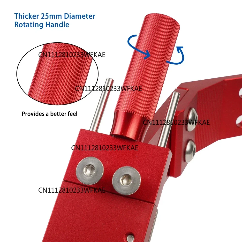 Adjustable Lawn Mower 15°- 45° Blade Sharpener with Ball Bearing Handle For Left & Left Hand Blades, Use with Angle Grinder