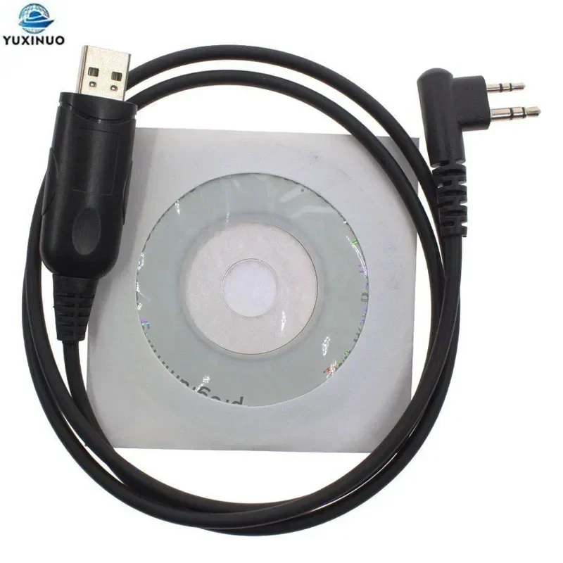 USB Programming Cable with CD Software for HYT TC-500 TC-508 TC-600 TC-700 TC-610 TC-620 TC-1600 TC-2100 KST UV-F1000 Ham Radio