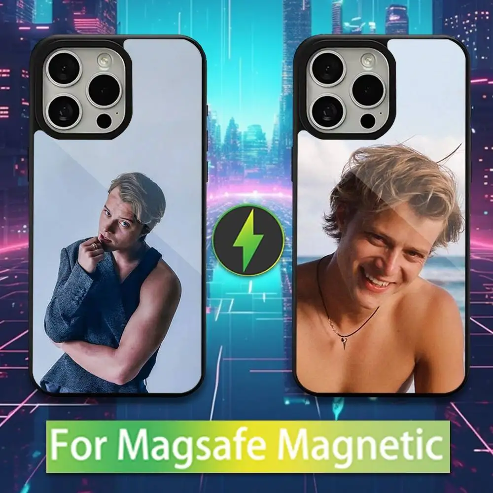 

Чехол для телефона R-Rudy P-Pankow Actor JJ для iPhone 16,15,17,14,13,12,11, Pro, Max, Plus, Mini, Magsafe, чехол с магнитной беспроводной зарядкой