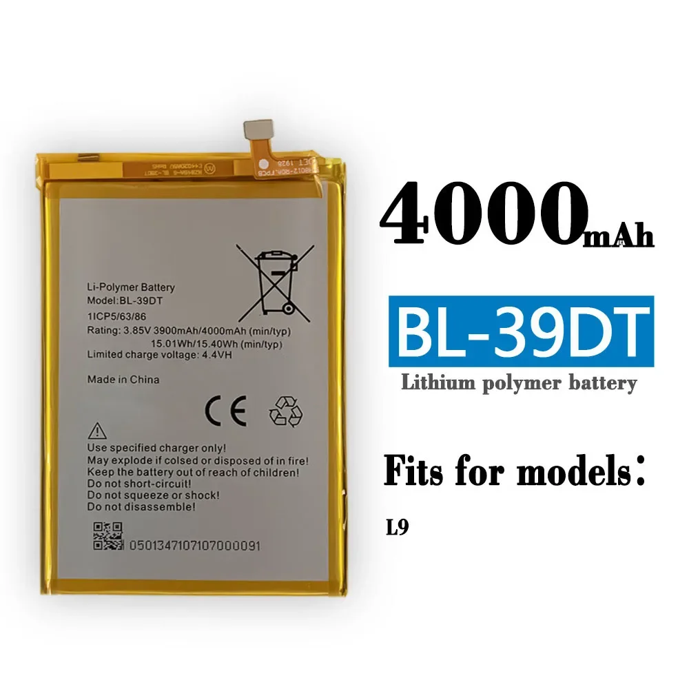 BL-39DT High Quality Replacement Battery For Tecno L9 Battery BL-39DT Built-in Battery New Large Capacity Battery