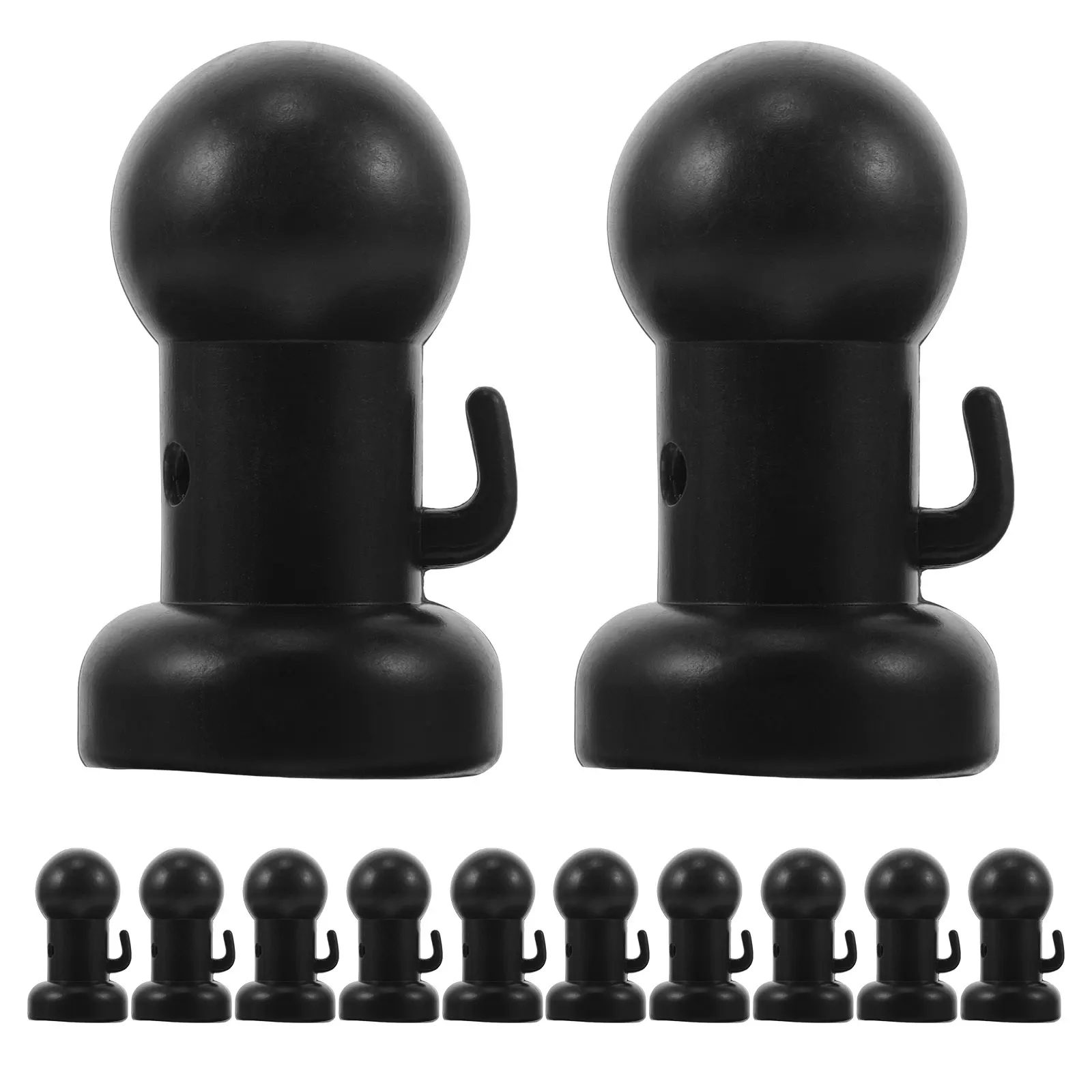 

12 Pcs Trampoline Protective Cap Supply Accessory Playground Frame Protector Iron Tube Pole Cover Ball