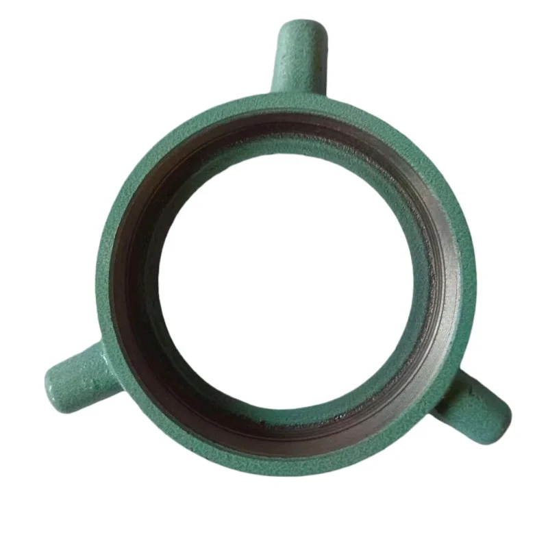 42-52-62 meat grinder parts collection, discharge outlet, pressure plate, fixing nuts, screws, bowl lid