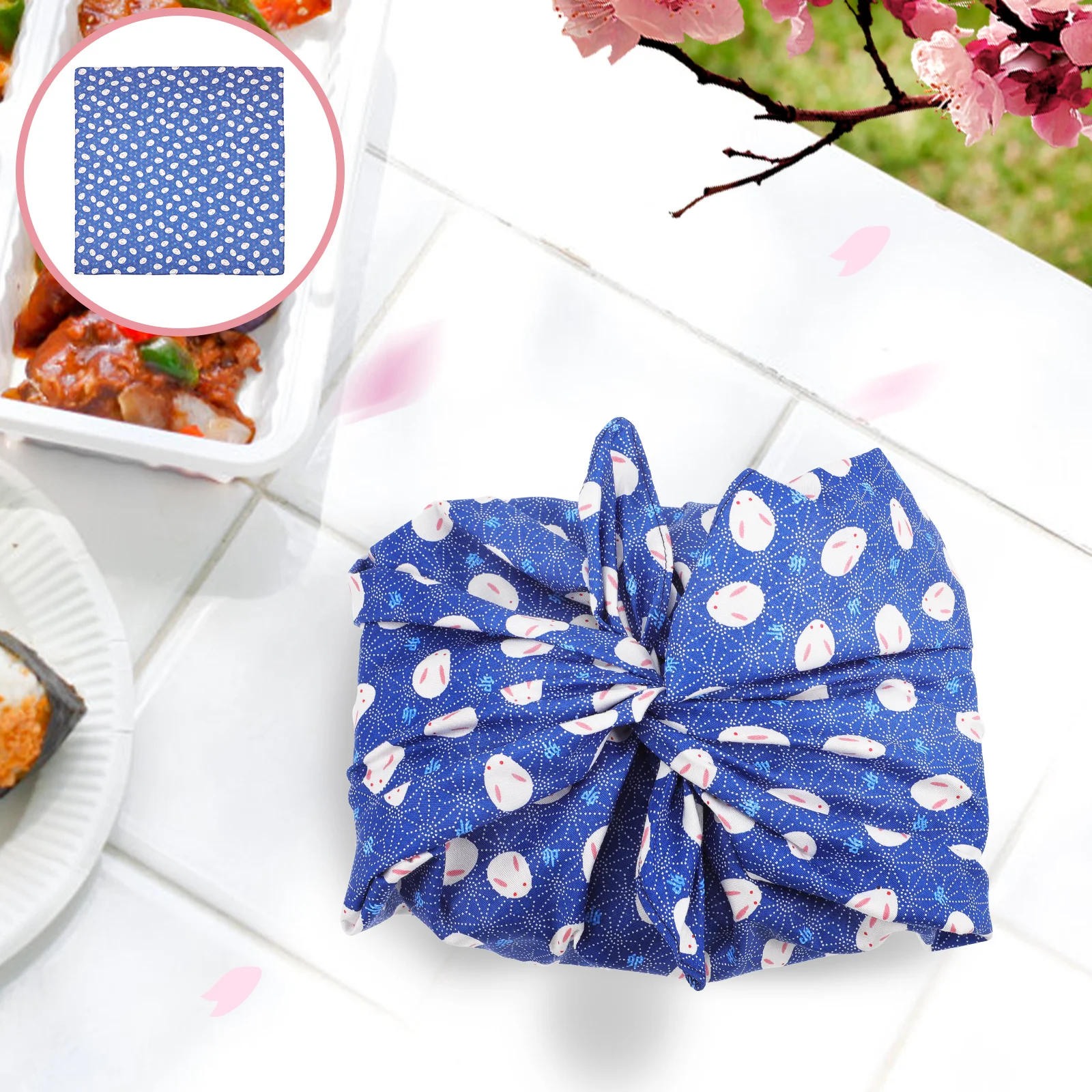 

Japanese Type Wrapping Cloth 50x50cm Handkerchief Square Bento Gift Fabric Decorative Packing Cloth Lunch Box Outdoor Picnic