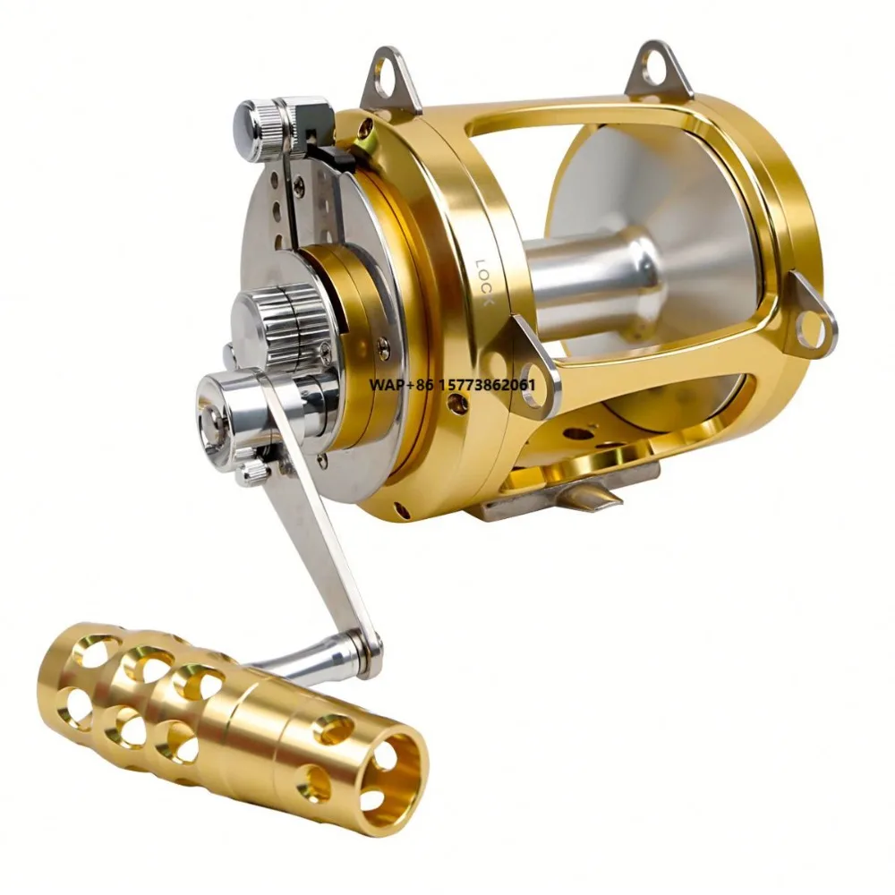 

2 Speed Drag Power 80W 130W Trolling Deep Sea Series Boat Big Game Reel for Ocean Fishing