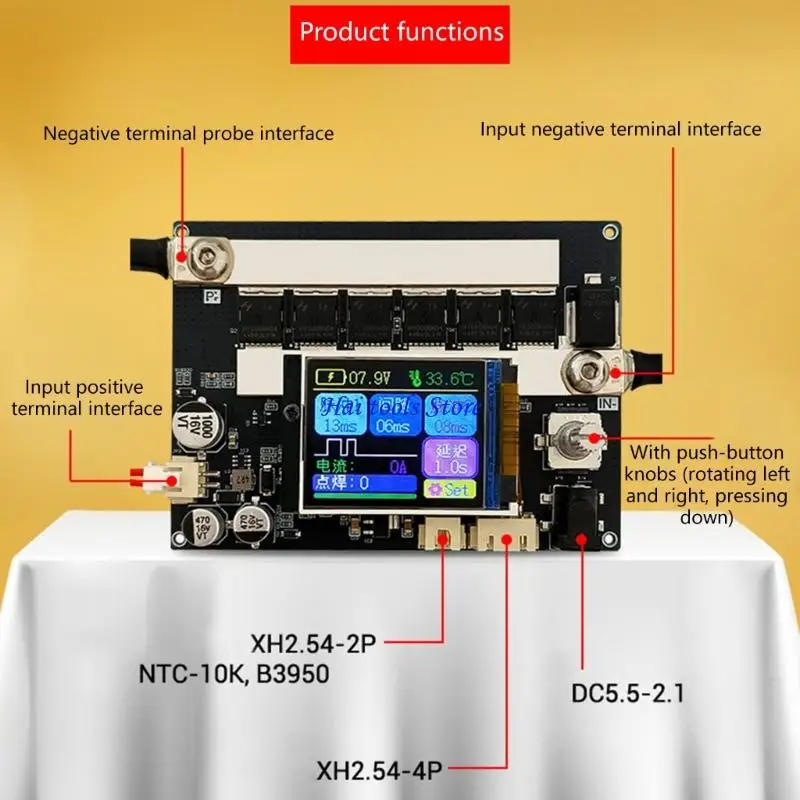 X37E DIY Handheld Battery Spots Welder Welding Machine Device For 18650 Packs Featuring High Current Output Detachable Pen