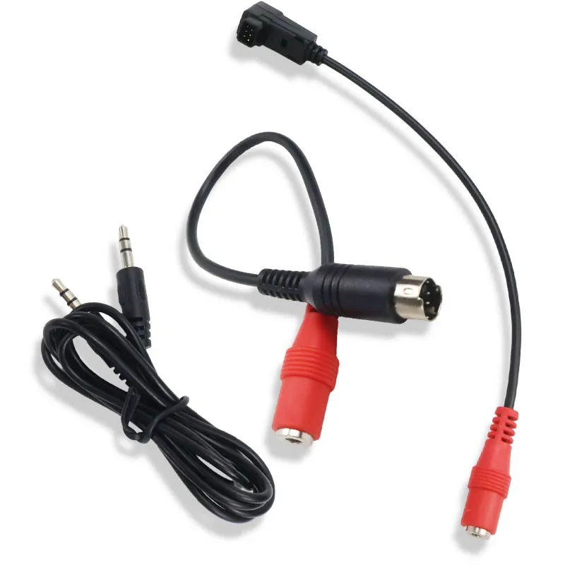 RC Transmitter Trainer Cable Futaba Square Port Cable and FLYSKY RadioLink Small Round To JR FrSky Audio Trainer Connector 1PCS