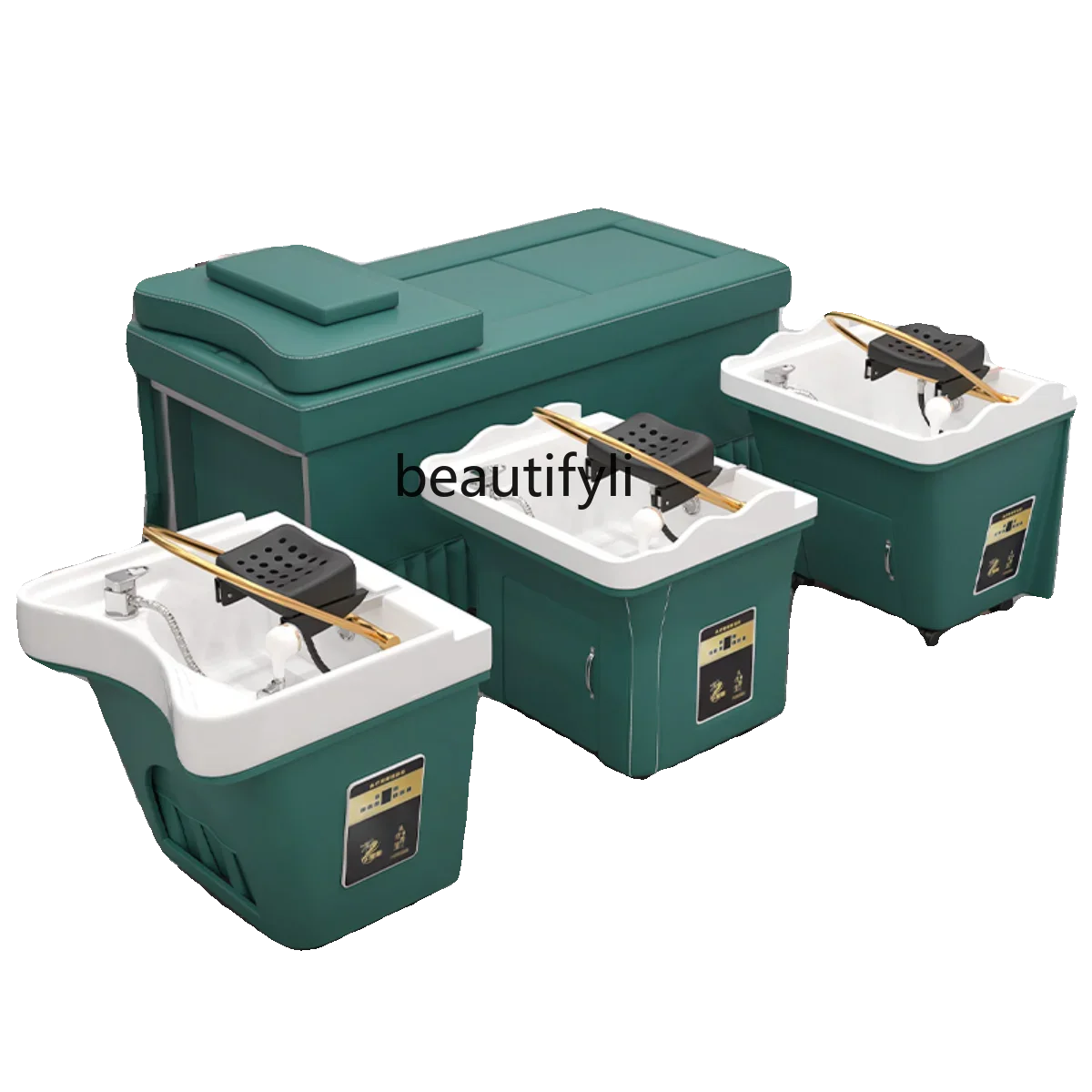 PP Smokeless Moxibustion Bed Facial Water Circulation Head Therapy Bed Thai Massage Bed Traditional Chinese Medicine Fumigation