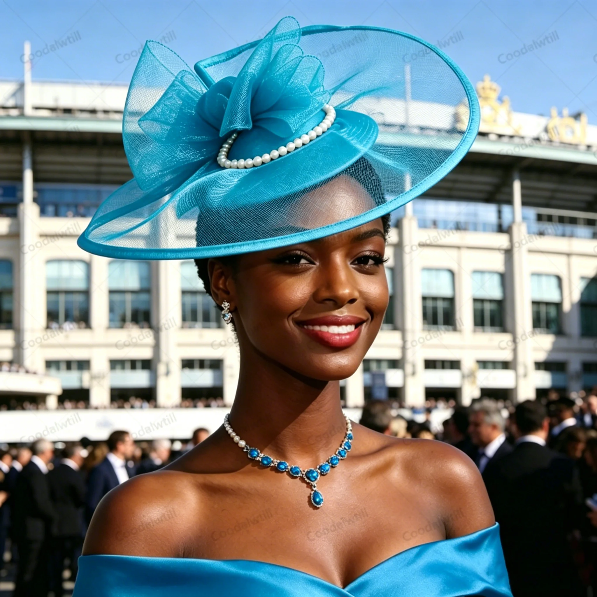 

Elegant Hair Fascinator Hat Women Party Hats Bridal Wedding Church Race Millinery Headband With Fancy Flower Headpiece Ladies