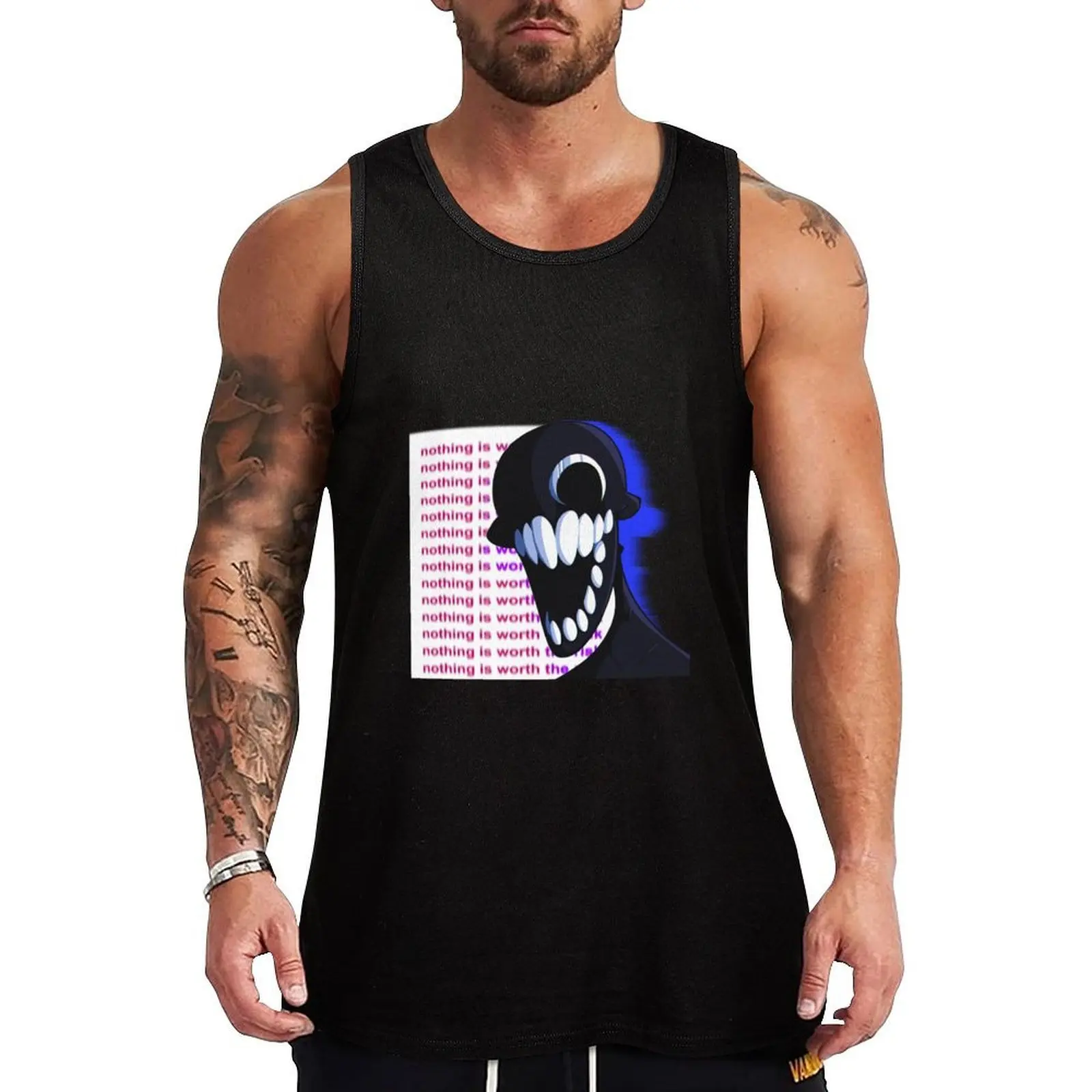 

Mandela Catalogue N Tank Top Loose Fit Casual Tank Top Breathable Daily Shirt