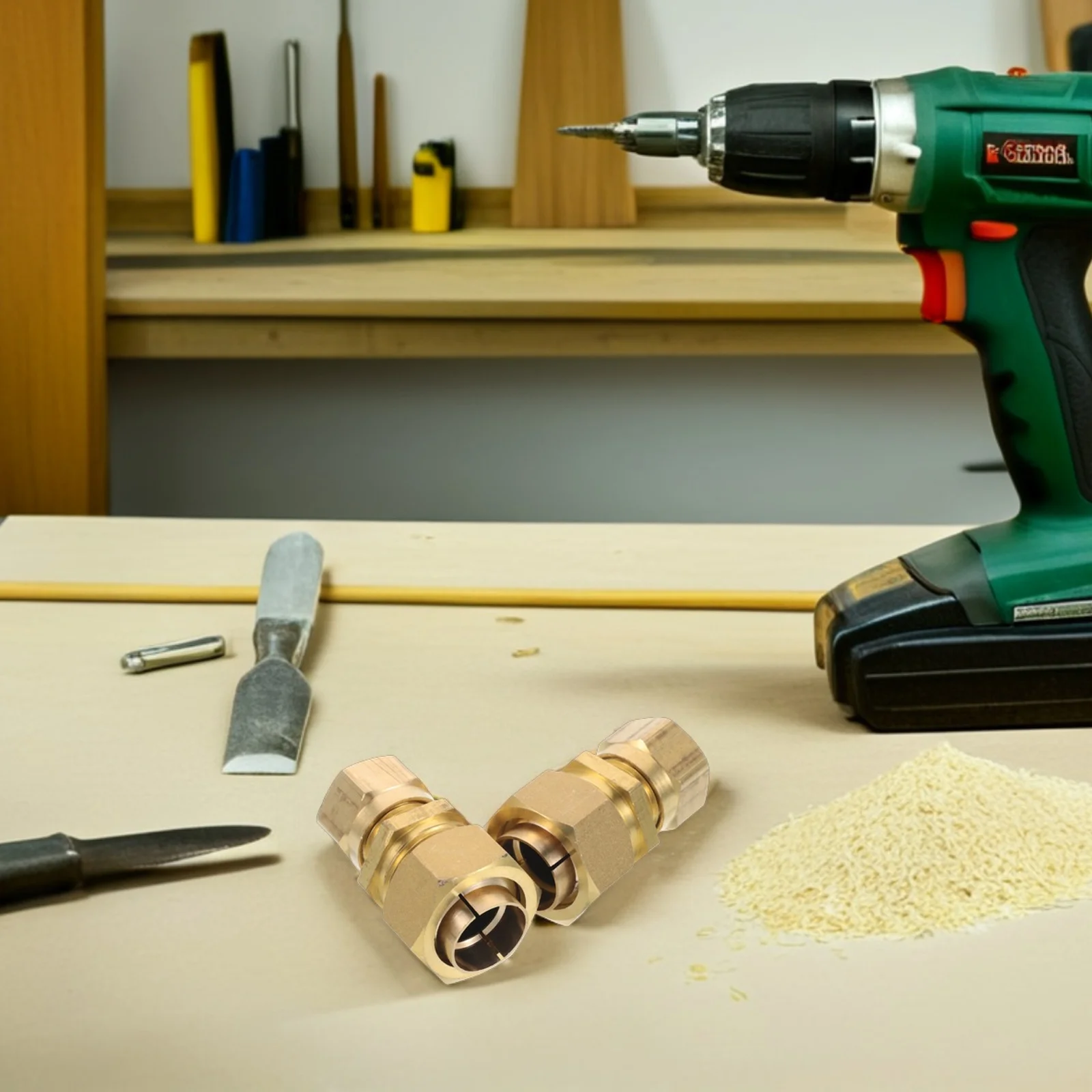 

2 шт. латунный быстрый соединитель 1/2 дюйма, компрессионный фитинг для топливной линии, тормозная трубка, прямая муфта, адаптер, фитинг для трубки