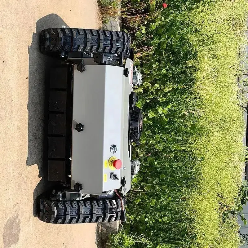 

Customized Hot Sale Remote Control RC Smart Crawler Lawn Mower for Agriculture