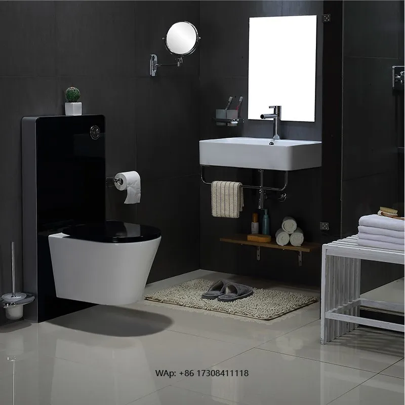 

Dual-Flush Brass Hidden Tanks Water Saving Eco-Friendly Toilet Cisterns for Back-Mounted Bathroom Use