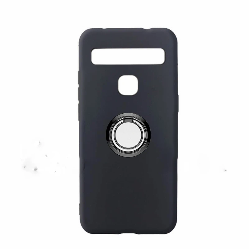 For TCL 10L Back Ring Holder Bracket Phone Case Phone TPU Soft Silicone  Cover On TCL 10 Lite 10lite 6.53