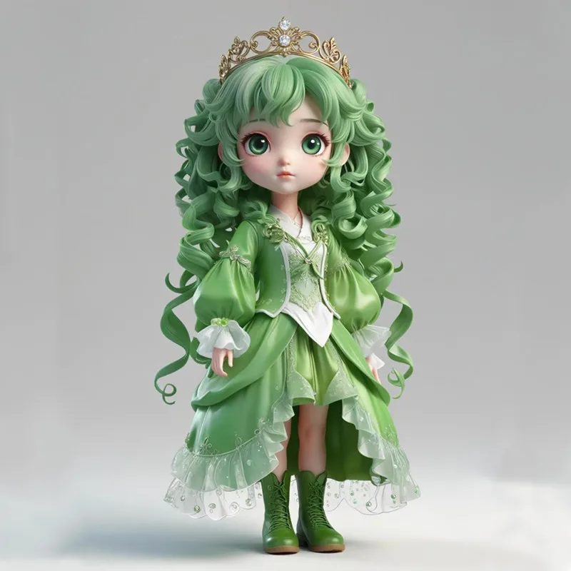 Fashion Cute 2D Flat Acrylic Princess Cartoon Beautiful Girl Keychain Pendant Women's Backpack Decoration Boy Party Gift