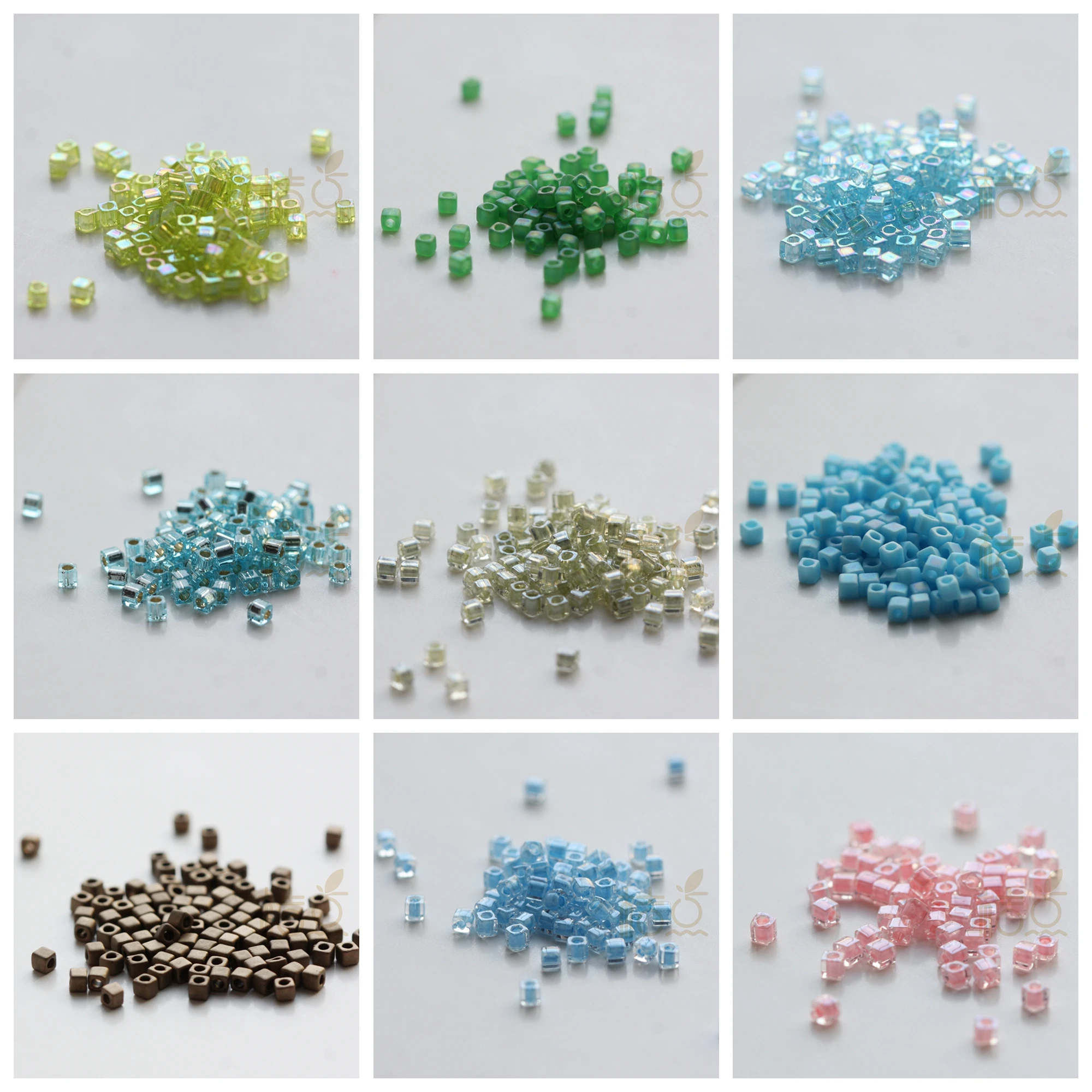 5 Grams Japanese Miyuki Cube Glass Beads - 1.8mm (C9)