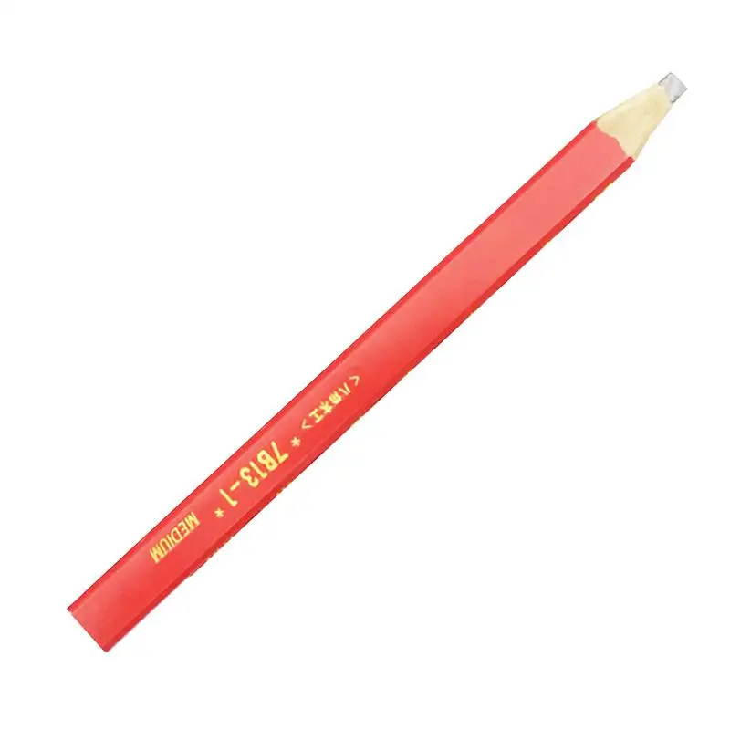Pensil konstruksi oktagonal pensil inti hitam untuk tukang kayu konstruksi kokoh pena penanda tukang kayu untuk Kontraktor