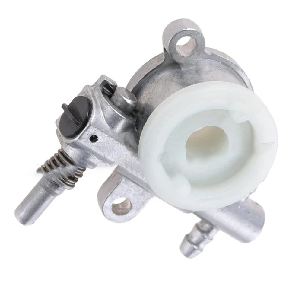 1 Set Chainsaw Oil Pump With Worm Drive Gear Aluminum Alloy And Plastic Oil Pump For 2500/3800 Chain Saw Machines Garden Tools