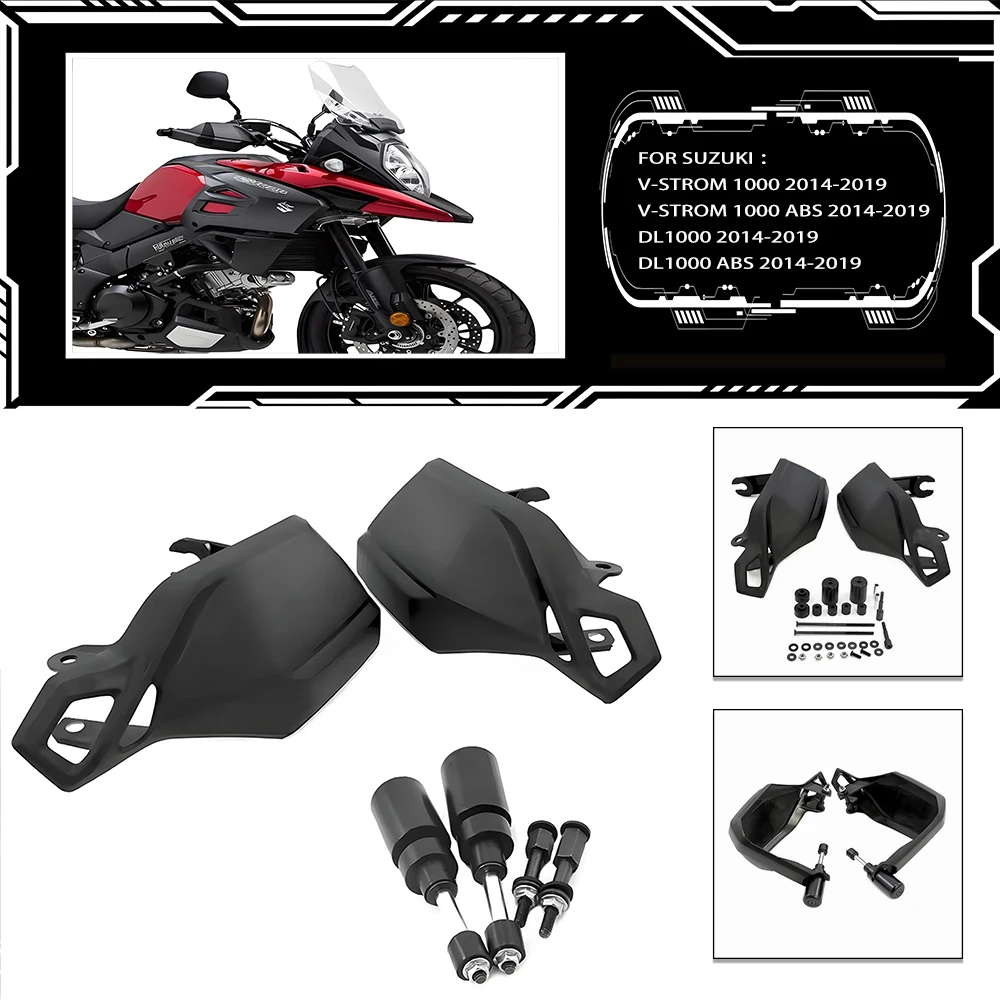 for Suzuki V-Strom DL1000 V-Strom DL 1000 DL-1000 2014-2019 Motorcycle Handguard Brake Clutch Rod Protector Handguard Cover