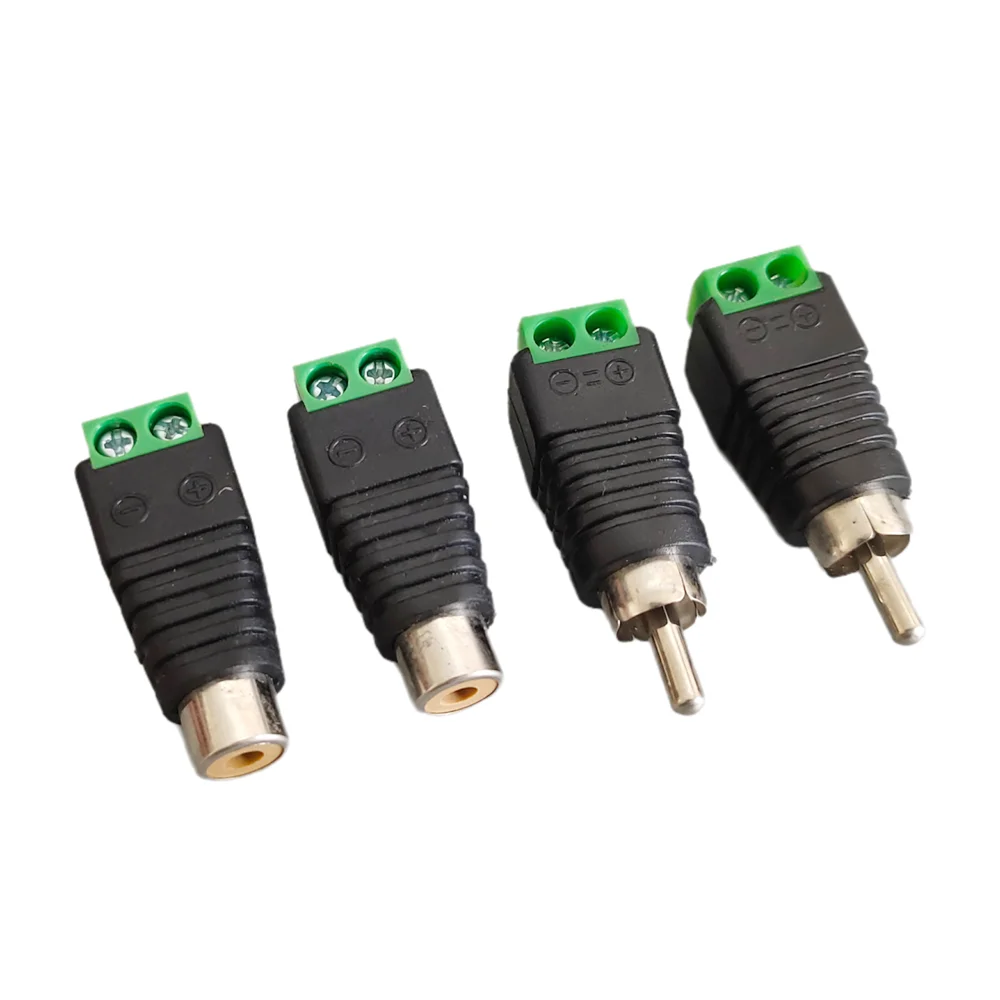 4/10Pcs Rca Male Pl…